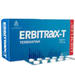 Terbinafina 250mg 28 taletas (Erbitrax T)