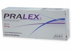 Escitalopram 10mg 28 tabletas (Pralex)