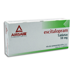 Escitalopram 10mg 14 tabletas (Amsa)