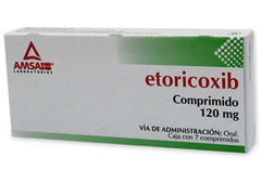 Etoricoxib 120mg 7 tabletas (Amsa)