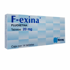 Fluoxetina 20mg 20 tabletas (F-exina)