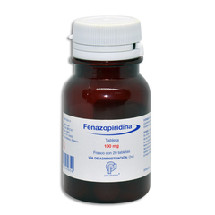 Fenazopiridina 100mg 20 tabletas (Alpharma)