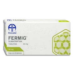 Sumatriptan 50mg 2 tabletas (FERMIG)