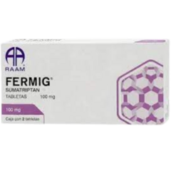 Sumatriptan 100mg 2 tabletas (Fermig)