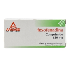 Fexofenadina 120mg 10 comprimidos (Amsa)