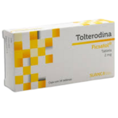 tolterodona 2mg 14tabletas (Ficsatol)