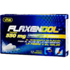 Naproxeno 550mg 12 tabletas (Flaxendol)