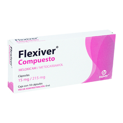 Meloxicam/Metocabamol 15mg/215mg 10 cápsulas (Flexiver Compuesto)