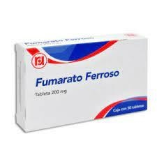 Fumarato Ferroso 200mg 50 tabletas (Randall)