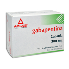 Gabapentina 300mg 30 cápsulas (Amsa)