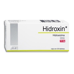 Hidroxizina 10mg 30 tabletas (Hidroxin)