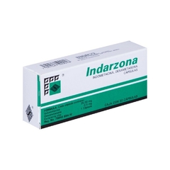 Indometacina/Dexametasona 25mg/0.5mg 30 cápsulas (Indarzona)