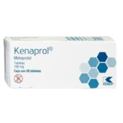 Metoprolol 100mg 20 tabletas (Kenaprol)