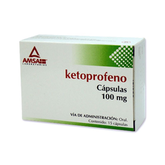 Ketoprofeno 100mg 15 cápsulas (Amsa)