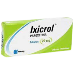 Paroxetina 20mg 10 tabletas (Ixicrol)