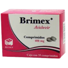 Aciclovir 400mg 35 tabletas (Brimex)