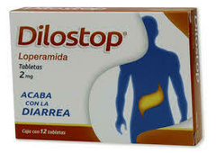 Loperamida 2mg 12 tabletas (Dilostop)