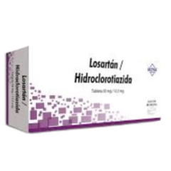 Losartán/Hidroclorotiazida 50mg/12.5mg 30 comprimidos (Ultra)