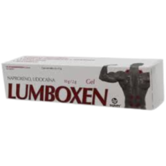 Naproxeno/Lidocaína Gel 35gr (Lumboxen rojo)