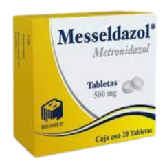 Metronidazol 500mg 30 tabletas (Messeldazol)