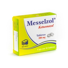 Ketoconazol 200mg 10 tabletas (Messelzol)