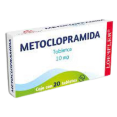 Metoclopramida 10mg 20 tabletas (Loeffler)