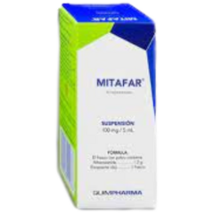 Nitazoxanida 100mg/5ml Suspensión 60ml (Mitafar)