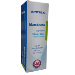 Mometasona 0.05% Suspensión Inhalación 18ml (Apotex)