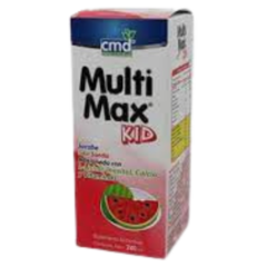 Calcio 8.7mg/Clorhidrato de L-Lisina 150mg/Inositol 5 mg/Vitamina B1 1.5mg/Vitamina B12 12mcg/Vitamina B2 2.3mg/Vitamina B6 2mg (Multimax Kids)