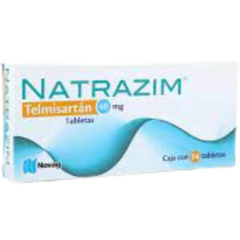 Telmisartán 40mg 14 tabletas (Natrazim)