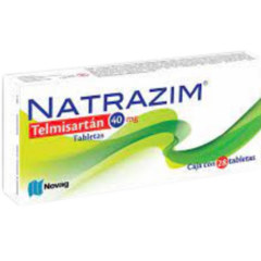 Telmisartán 40mg 28 tabletas (Natrazim)