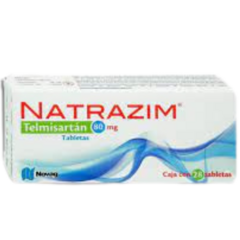 Telmisartán 80mg 28 tabletas (Natrazim)