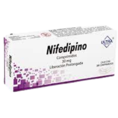 Nifedipino 30mg 30 comprimidos (Ultra)