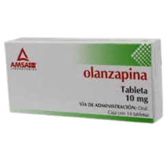 Olanzapina 10mg 14 tabletas (Amsa)