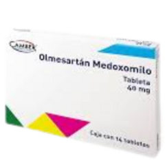 Olmesartan 40mg 14 tabletas (Camber)