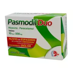 Hioscina/Paracetamol 10mg/500mg 24tab (Pasmodil Duo)