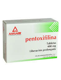 Pentoxifilina 400mg LP 30tab (Amsa)