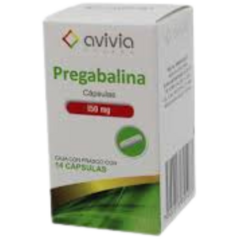 Pregabalina 150mg 14 cápsulas (Avivia)