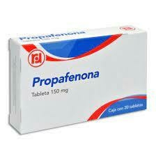 Propafenona 150 mg 20 tabletas