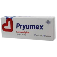 Lercanidipino 10mg 30 tabletas (Pryumex)