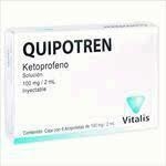 Ketoprofeno Inyectable 100/2ml 6 ampolletas (Quipotren)