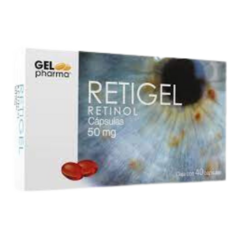 Retinol 50mg 40 cápsulas (Retigel)