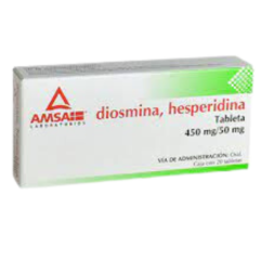 Diosmina/Hesperidina 450mg/50mg 20 tabletas (Amsa)