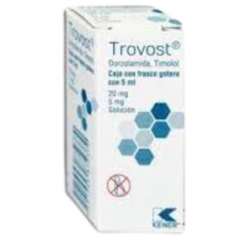 Dorzolamida/Timolol 20mg/5mg Gotas Oftálmicas 5ml (Trovost)