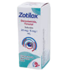 Dorzolamida/Timolol Gotas Oftálmicas 5ml (Zotilox)