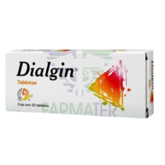 Dialgin 20 tabletas