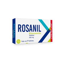 Nitazoxanida 500mg 7 tabletas (Rosanil)