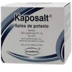 Sales de Potasio 50 tabletas (Kaposalt)