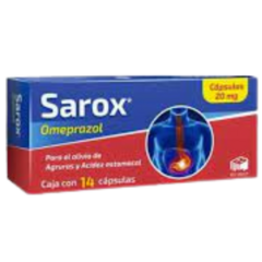 Omeprazol 20mg 14 cápsulas (Sarox)