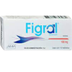 Sildenafil 100mg 10 tabletas (Figral)